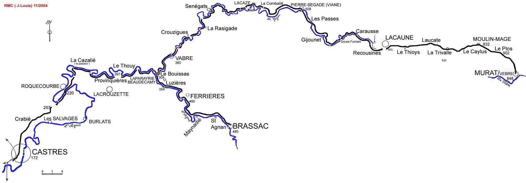 Trace ligne